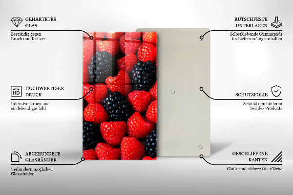 Zaščitna plošča za štedilnik Maline in robide