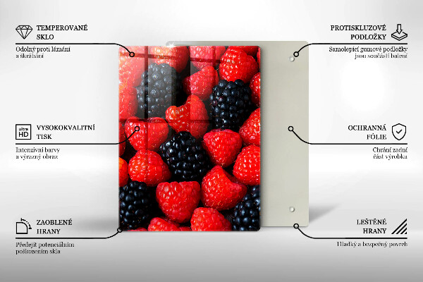 Zaščitna plošča za štedilnik Maline in robide