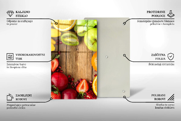 Zaščitna plošča za štedilnik Sveže sadje