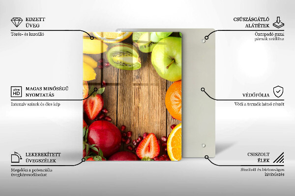 Zaščitna plošča za štedilnik Sveže sadje