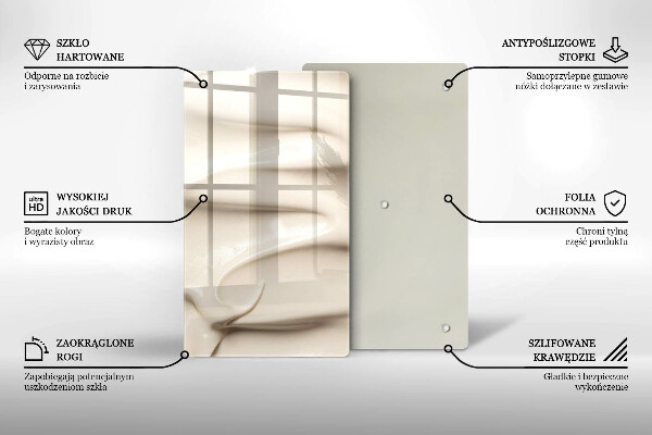 Zaščitna plošča za štedilnik Kremni sladoled