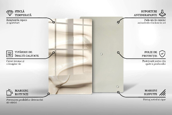 Zaščitna plošča za štedilnik Kremni sladoled