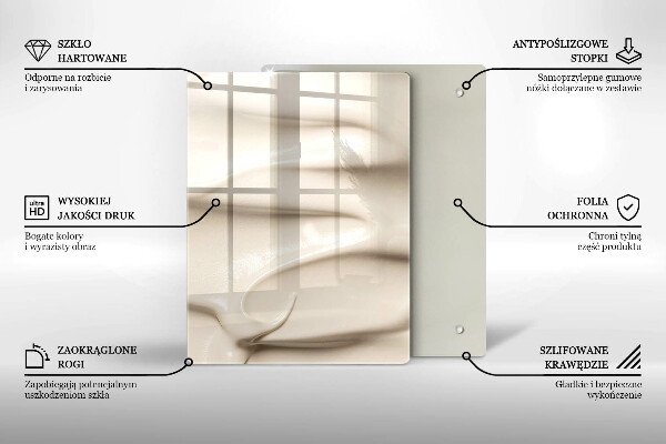 Zaščitna plošča za štedilnik Kremni sladoled