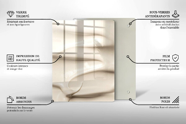 Zaščitna plošča za štedilnik Kremni sladoled