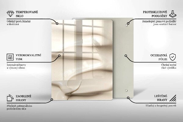 Zaščitna plošča za štedilnik Kremni sladoled