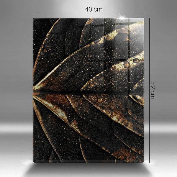 Zaščitna plošča za štedilnik Zlati lističi