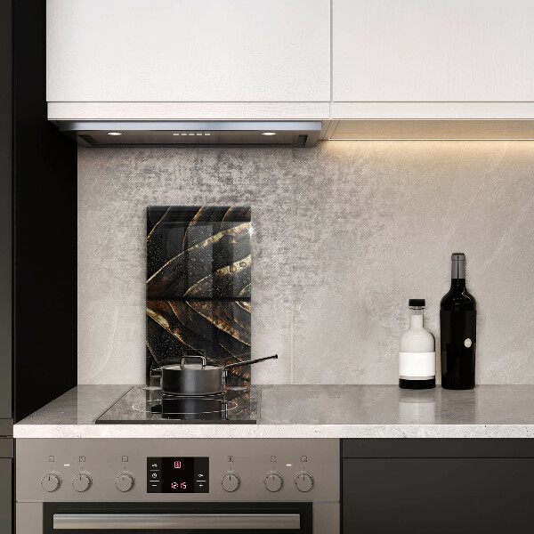 Zaščitna plošča za štedilnik Zlati lističi