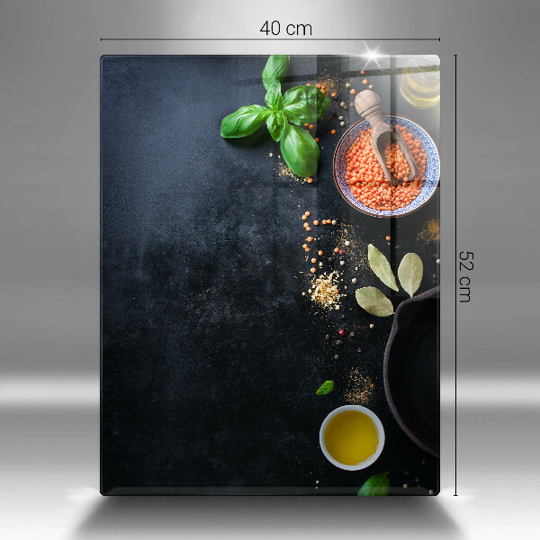 Zaščitna plošča za štedilnik Sklede z začimbami