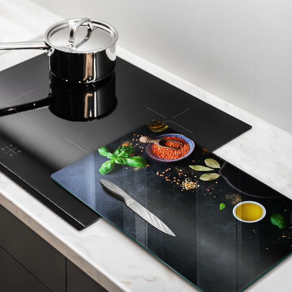 Zaščitna plošča za štedilnik Sklede z začimbami