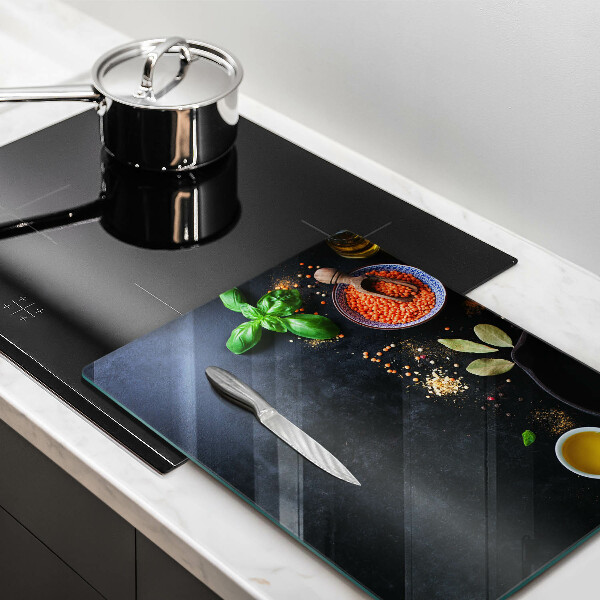 Zaščitna plošča za štedilnik Sklede z začimbami