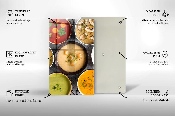 Zaščitna plošča za štedilnik Pisane juhe