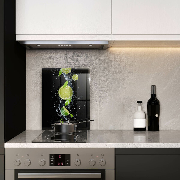 Zaščitna plošča za štedilnik Sočne limete v vodi