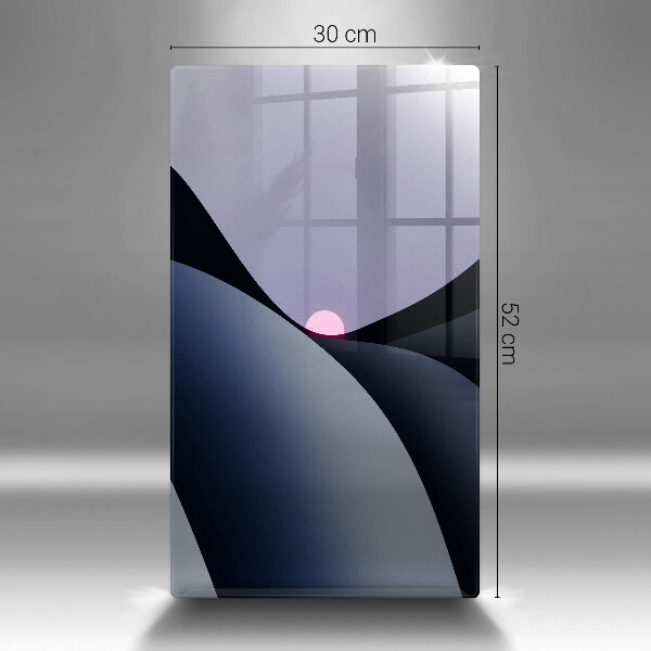 Zaščitna plošča za štedilnik Abstraktne oblike