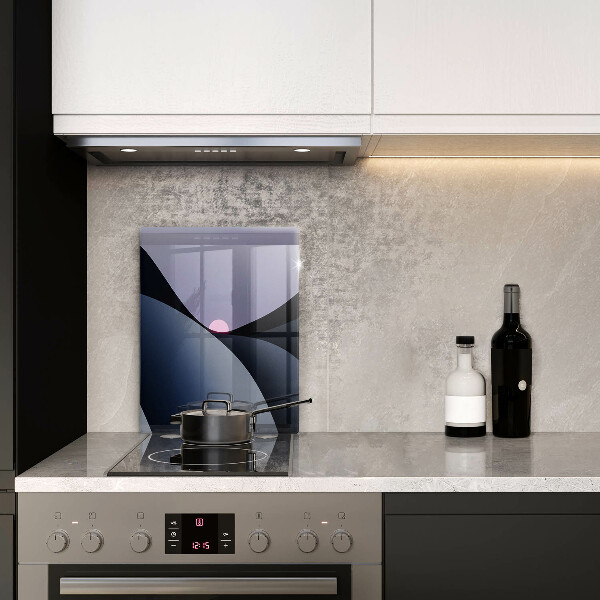 Zaščitna plošča za štedilnik Abstraktne oblike