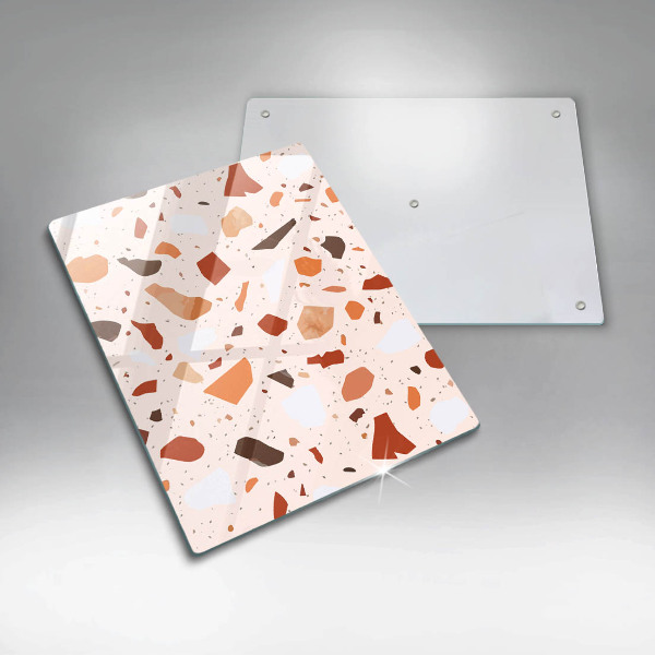 Zaščitna plošča za štedilnik Dekorativna kamenina