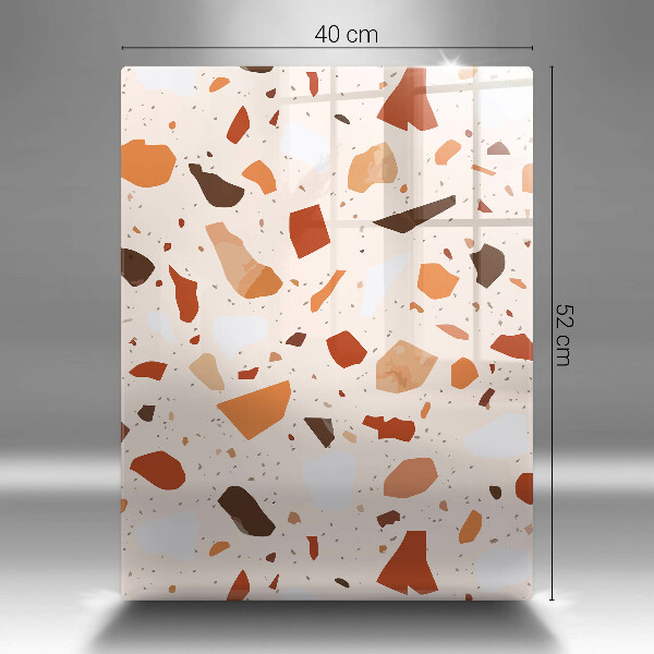 Zaščitna plošča za štedilnik Dekorativna kamenina