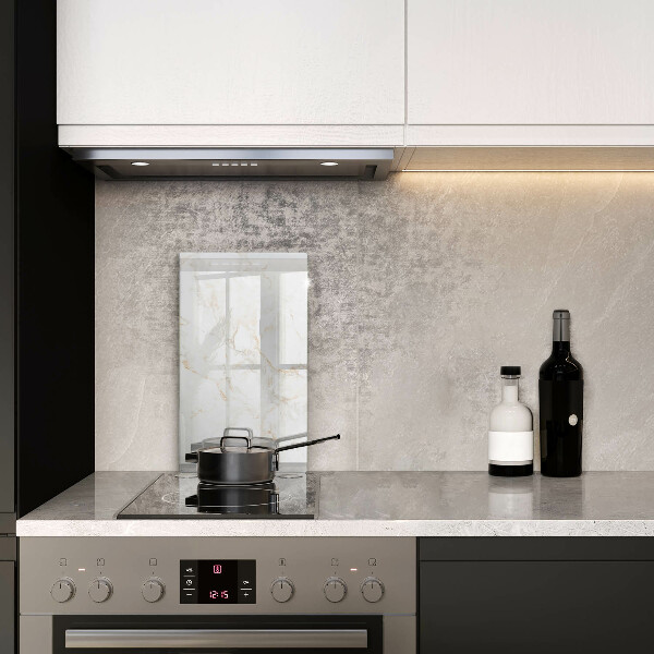 Zaščitna steklena plošča za štedilnik Eleganten marmorni kamen