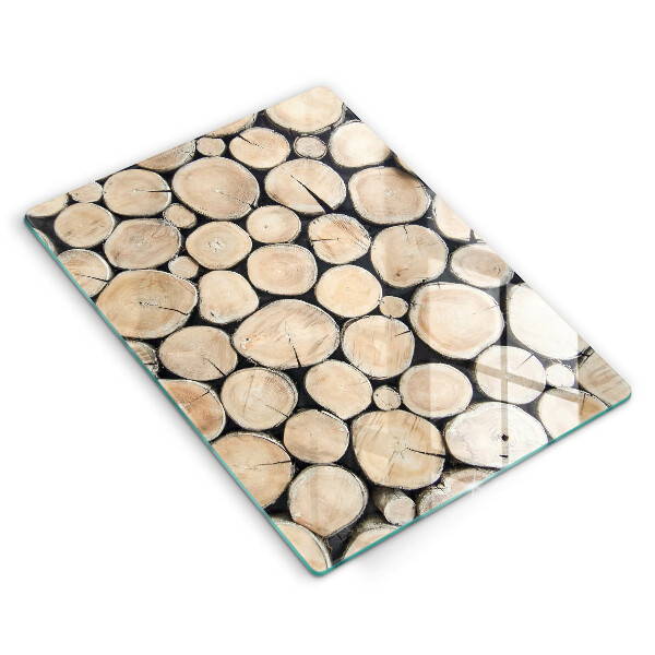 Zaščitna plošča za štedilnik Lesena debla