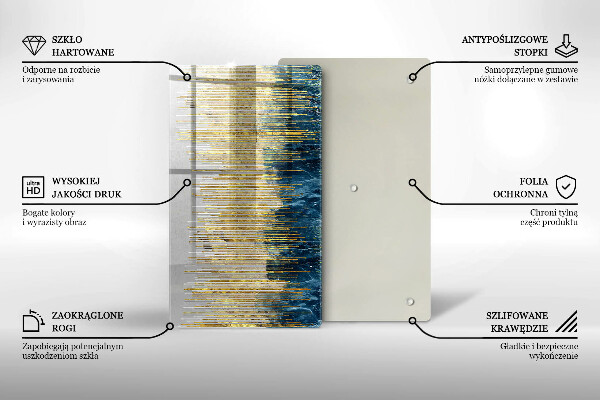 Zaščitna plošča za štedilnik Abstrakcija oblikovalca