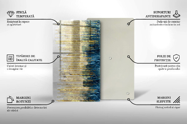 Zaščitna plošča za štedilnik Abstrakcija oblikovalca