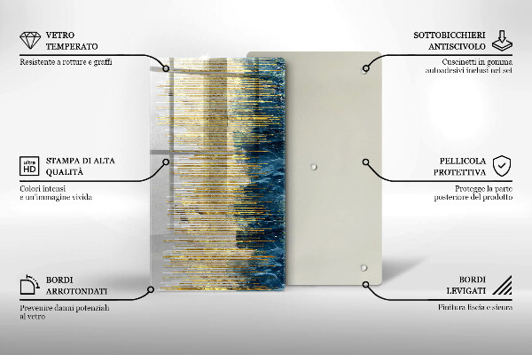 Zaščitna plošča za štedilnik Abstrakcija oblikovalca