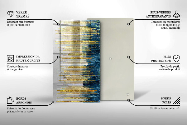 Zaščitna plošča za štedilnik Abstrakcija oblikovalca