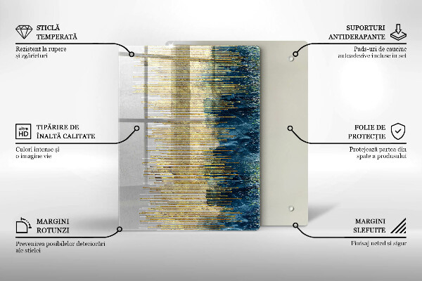 Zaščitna plošča za štedilnik Abstrakcija oblikovalca