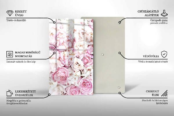 Zaščitna steklena plošča za štedilnik Šopek potonike