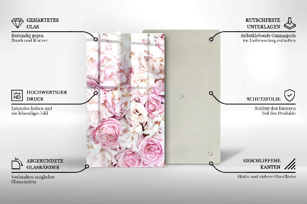 Zaščitna steklena plošča za štedilnik Šopek potonike