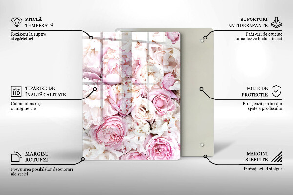 Zaščitna steklena plošča za štedilnik Šopek potonike