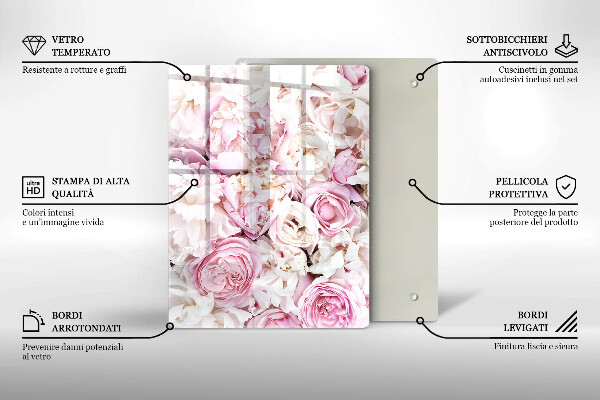 Zaščitna steklena plošča za štedilnik Šopek potonike