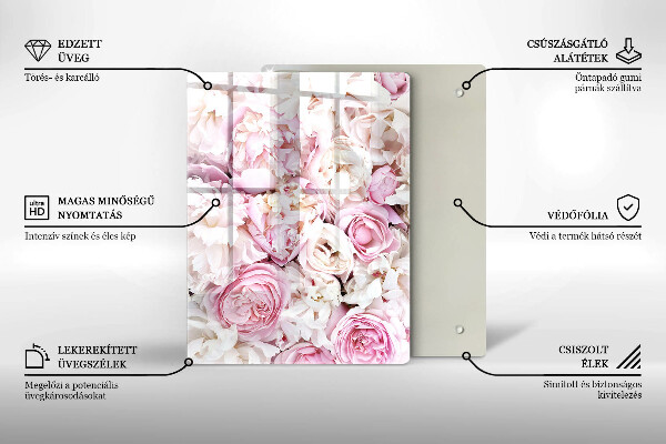 Zaščitna steklena plošča za štedilnik Šopek potonike