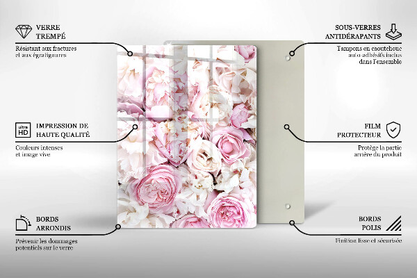 Zaščitna steklena plošča za štedilnik Šopek potonike