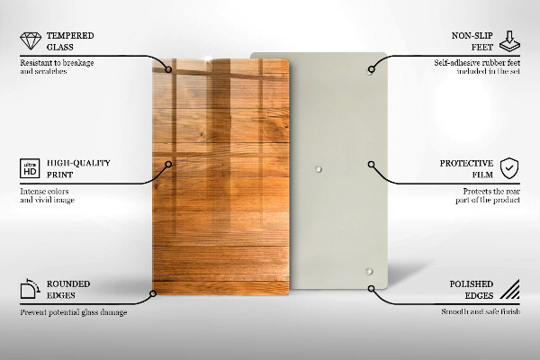 Zaščitna plošča za štedilnik Lesene deske