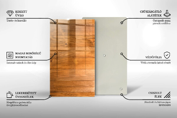 Zaščitna plošča za štedilnik Lesene deske