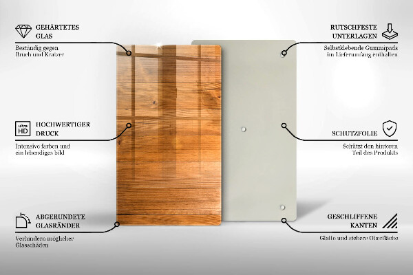 Zaščitna plošča za štedilnik Lesene deske