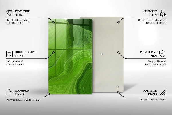 Zaščitna plošča za štedilnik Abstraktna tekstura