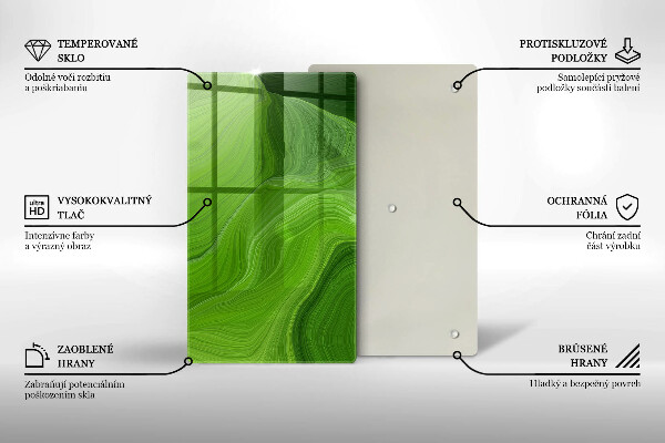 Zaščitna plošča za štedilnik Abstraktna tekstura
