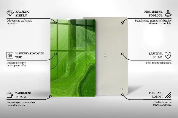 Zaščitna plošča za štedilnik Abstraktna tekstura