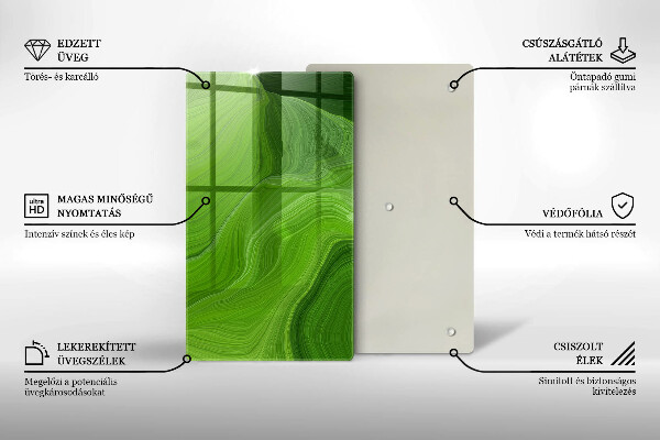 Zaščitna plošča za štedilnik Abstraktna tekstura