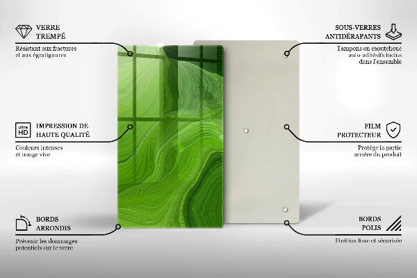 Zaščitna plošča za štedilnik Abstraktna tekstura