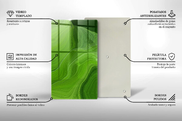 Zaščitna plošča za štedilnik Abstraktna tekstura