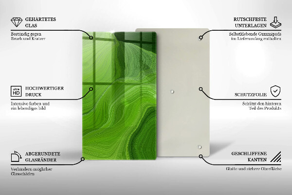 Zaščitna plošča za štedilnik Abstraktna tekstura