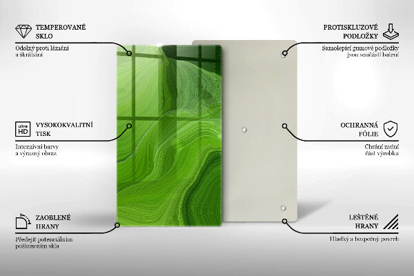 Zaščitna plošča za štedilnik Abstraktna tekstura