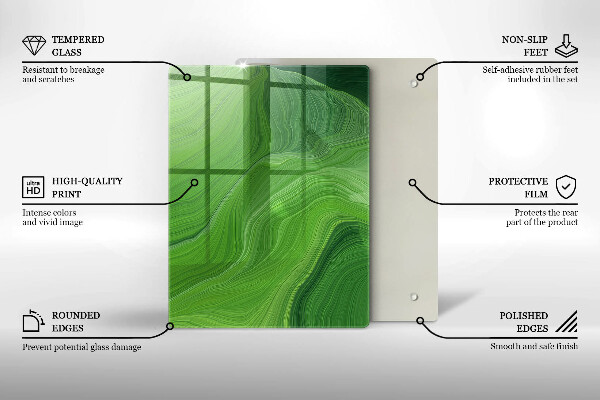 Zaščitna plošča za štedilnik Abstraktna tekstura