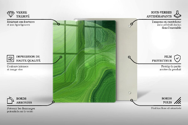 Zaščitna plošča za štedilnik Abstraktna tekstura