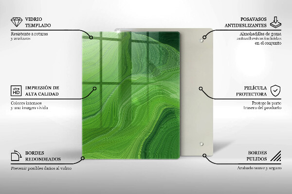 Zaščitna plošča za štedilnik Abstraktna tekstura