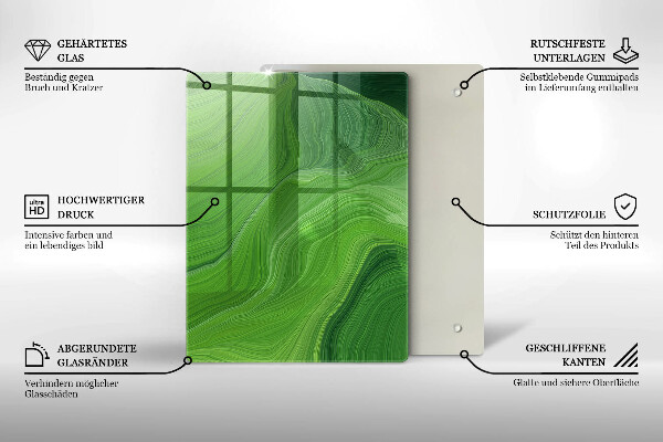 Zaščitna plošča za štedilnik Abstraktna tekstura