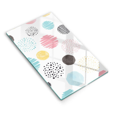 Zaščitna plošča za štedilnik Poslikane oblike