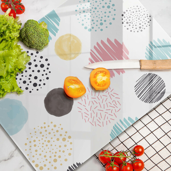 Zaščitna plošča za štedilnik Poslikane oblike